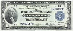 1914 Fed Reserve Bank $US 1 Note